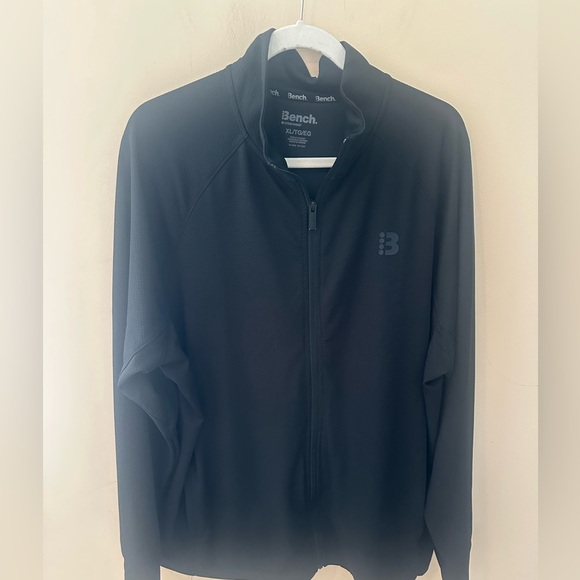 Bench Urbanwear full zip jacket sweatshirt black size XL golf - Picture 1 of 9